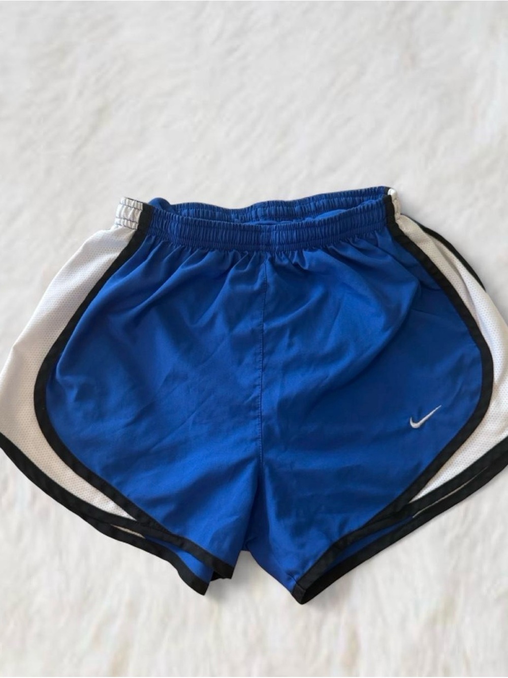 Nike Royal Blue Athletic Shorts with White Panels